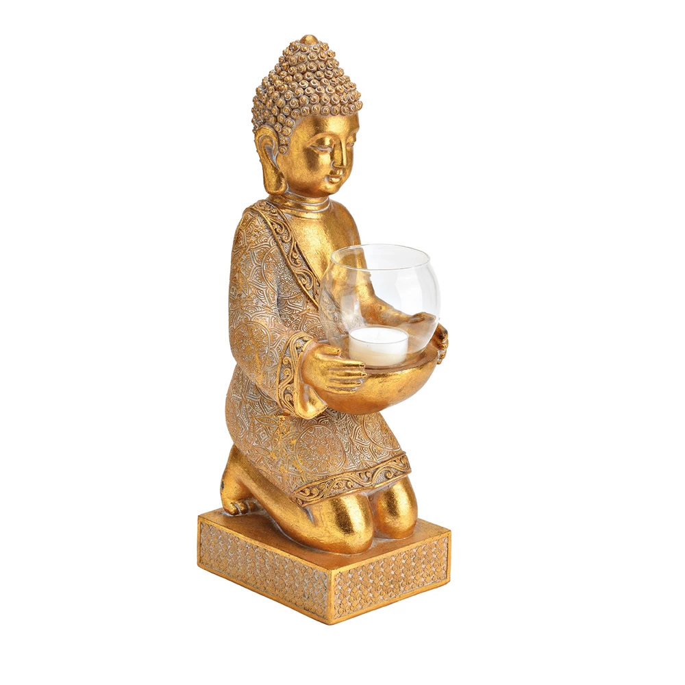 FYRFADSSTAGE BUDDHA H37 CM  GULD