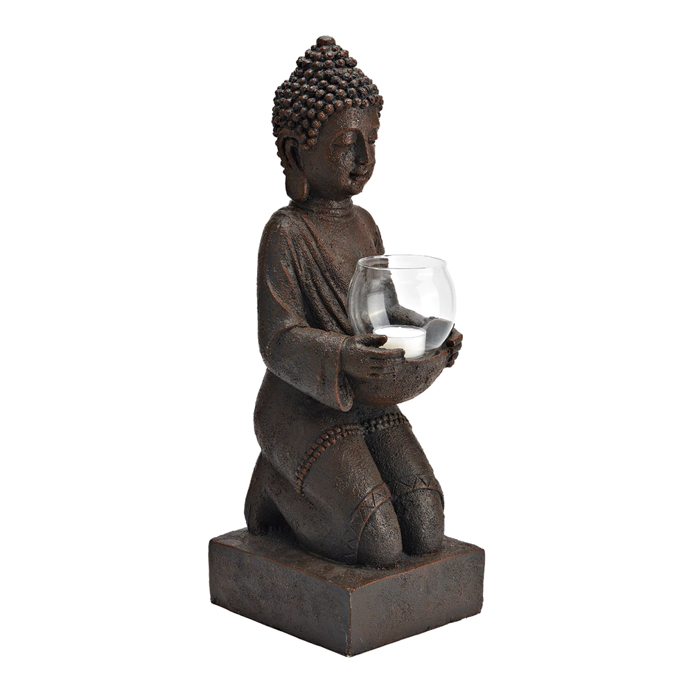 FYRFADSSTAGE BUDDHA H43 CM  BRUN