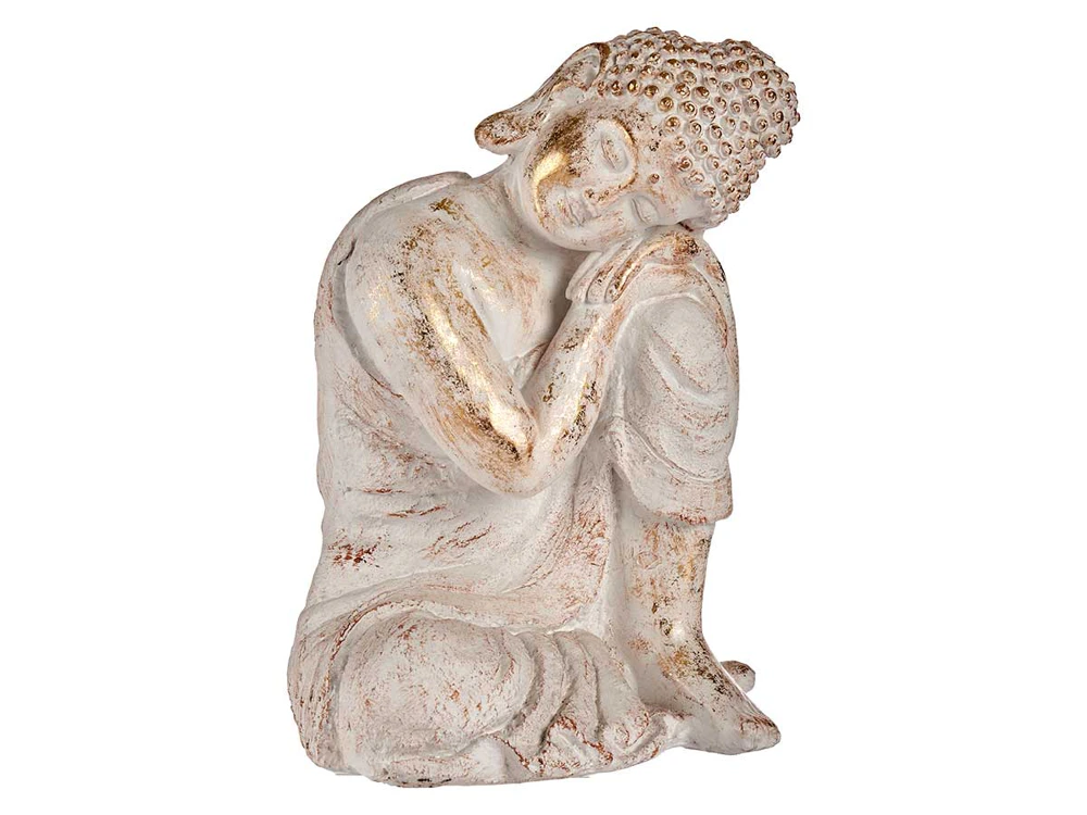 BUDDHA I SIDDENDE STILLING � HVIDGULD