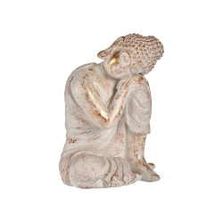 BUDDHA I SIDDENDE STILLING � HVIDGULD