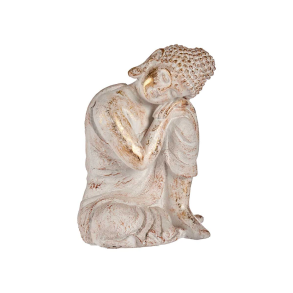 BUDDHA I SIDDENDE STILLING � HVIDGULD