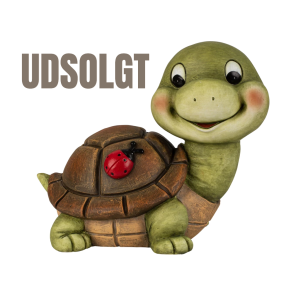 SKILDPADDE MED MARIEHNE P SKJOLDET H29 CM  FLERFARVET