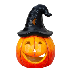 HALLOWEEN GR�SKAR TIL FYRFADSLYS � H38 CM