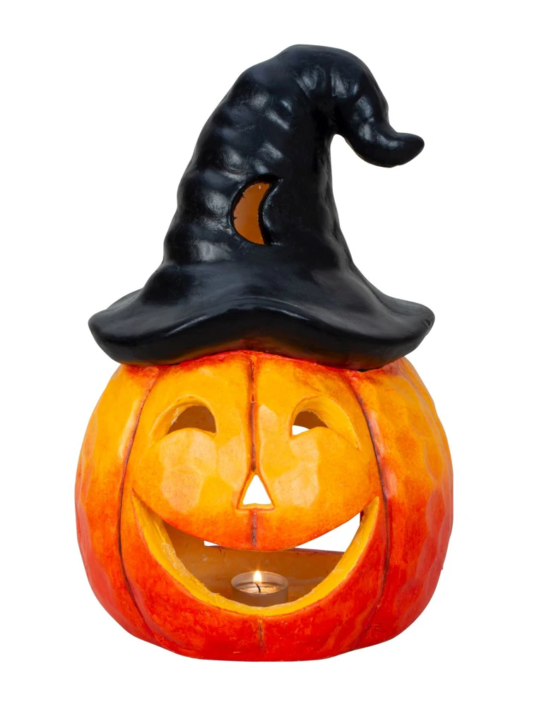 HALLOWEEN GR�SKAR TIL FYRFADSLYS � H38 CM