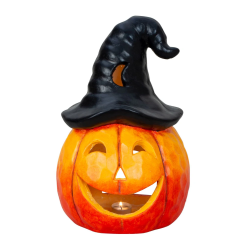 HALLOWEEN GR�SKAR TIL FYRFADSLYS � H38 CM