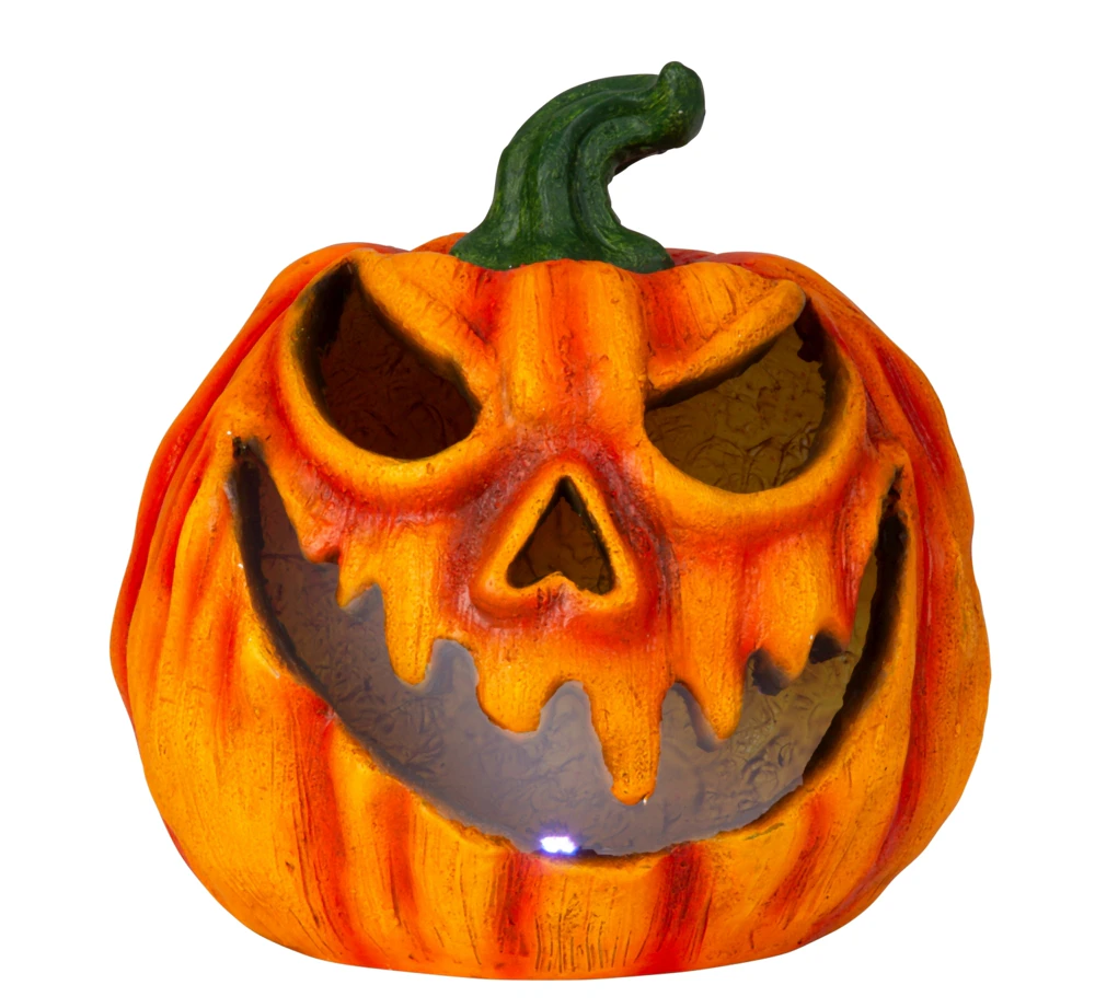 HALLOWEEN GR�SKAR MED LED LYS � H33 CM