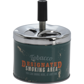 ASKEBGER MED DREJESYSTEM  TOBACCO DESIGNATED SMOKING AREA