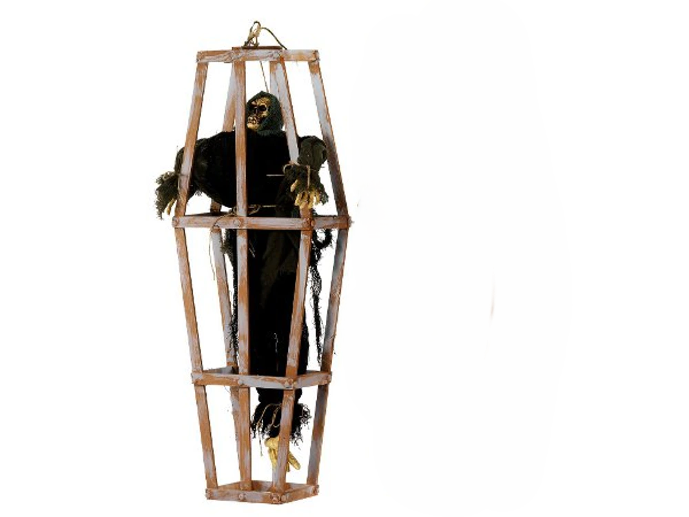 HALLOWEEN-�ND I BUR MED LYS, LYD OG BEV�GELSE � M�RKEGR�N 