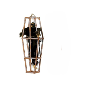 HALLOWEEN-�ND I BUR MED LYS, LYD OG BEV�GELSE � M�RKEGR�N 