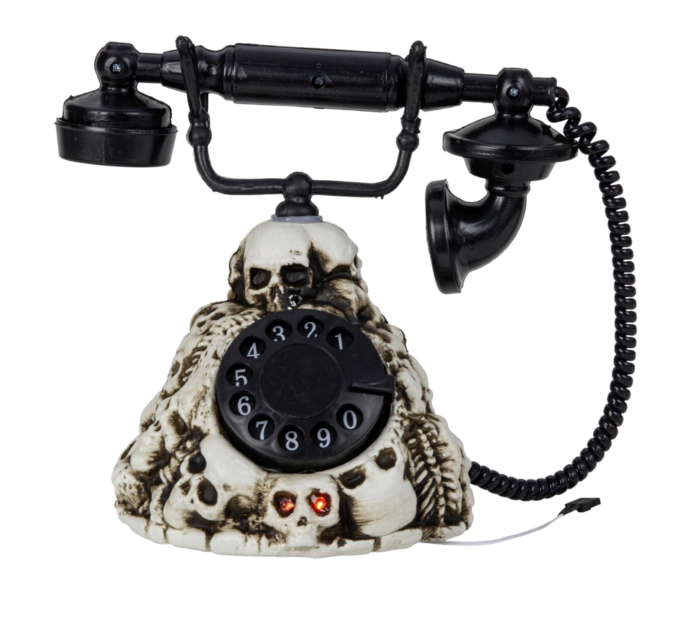 HALLOWEEN-GYSERTELEFON � T�R DU TAGE TELEFONEN?