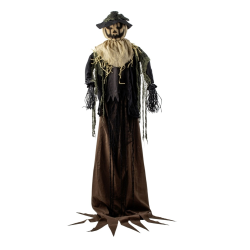 HALLOWEEN-FUGLSKR�MSEL MED LYD, LED-LYS OG BEV�GELSE � H180-220 CM