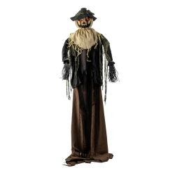 HALLOWEEN-FUGLSKR�MSEL MED LYD, LED-LYS OG BEV�GELSE � H180-220 CM