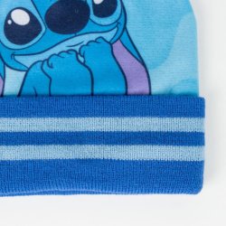 STITCH HUE OG HANDSKE S�T � LYSEBL�/BL�
