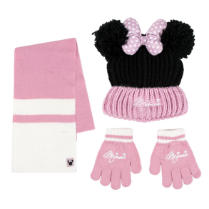 MINNIE MOUSE S�T TIL PIGER � PINK OG SORT