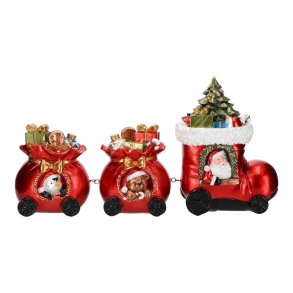 JULEMANDENS TOG 50 X 12,5 X 25,5 CM  FLERFARVET