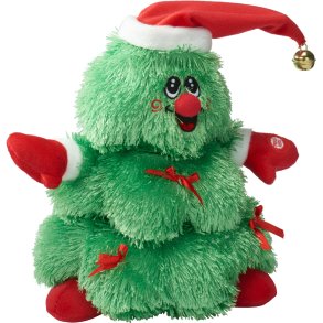 JULEFIGUR I PLYS  JULETR MED LYD OG BEVGELSE