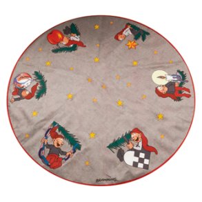 JULETRSTPPE MED BRAMMING NISSER  135 CM