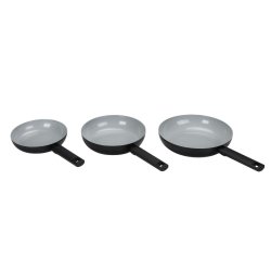 PANDES�T 3 STK. I STILRENT DESIGN � MAT SORT/GR�