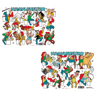 BRAMMING KRAVLENISSEARK 30 X 40 CM (2 ARK)  VINTERFARVER