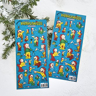 BRAMMING PAPIR STICKERS 28 X 13 CM (2 ARK)  OLD TIME