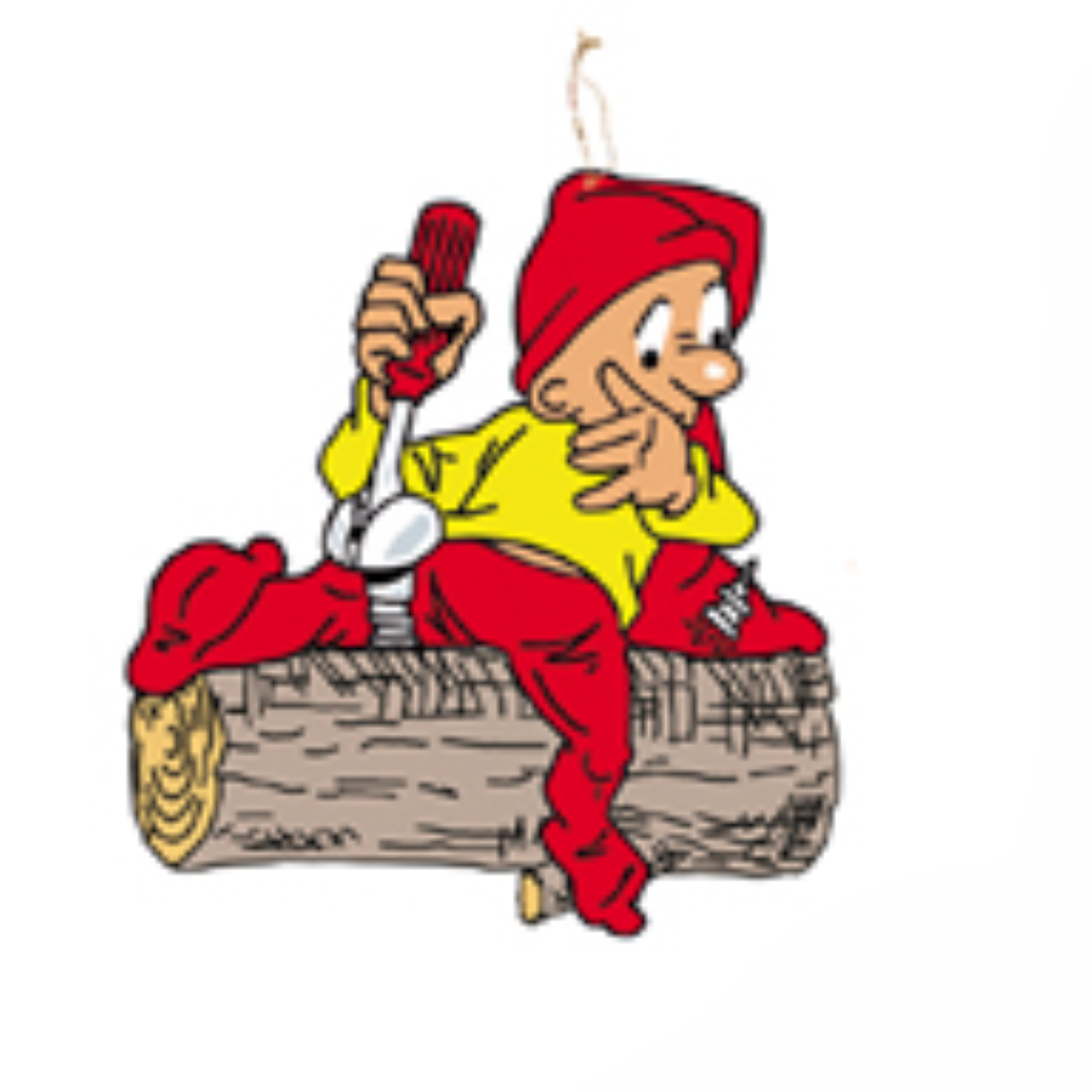 BRAMMING TR NISSE ARBEJDER I TR MED SKRUETRKKER  40 CM