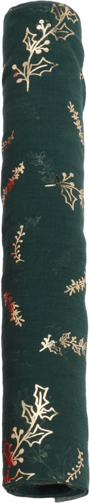 JULEBORDLBER MED MNSTER  GRN MED GYLDNE GRENE