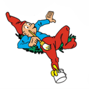 BRAMMING TR NISSE MED MALERSPAND OG PENSEL  40 CM