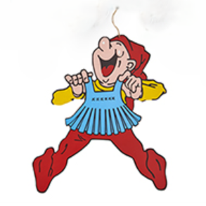 BRAMMING TR NISSE MED FIN LILLE KJOLE  40 CM