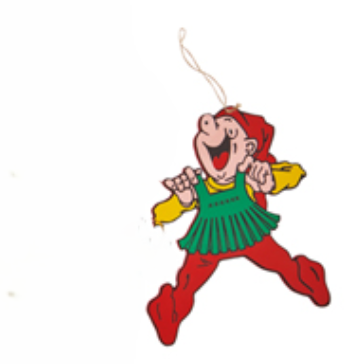 BRAMMING TR NISSE MED FIN GRN KJOLE  25 CM