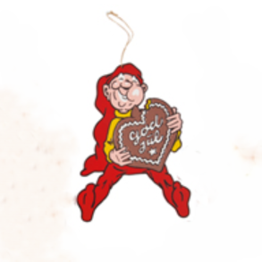 BRAMMING TR NISSE SPISER JULEKAGE  25 CM