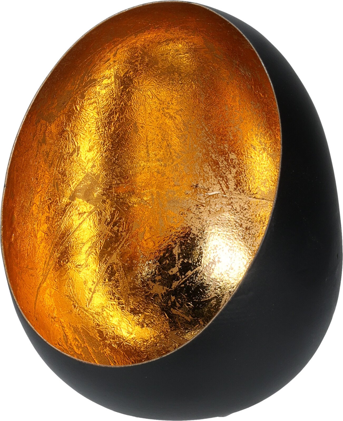 HURRICANE FYRFADSLYSSTAGE 10,5 X 13,5 CM � SORT OG FORGYLDT