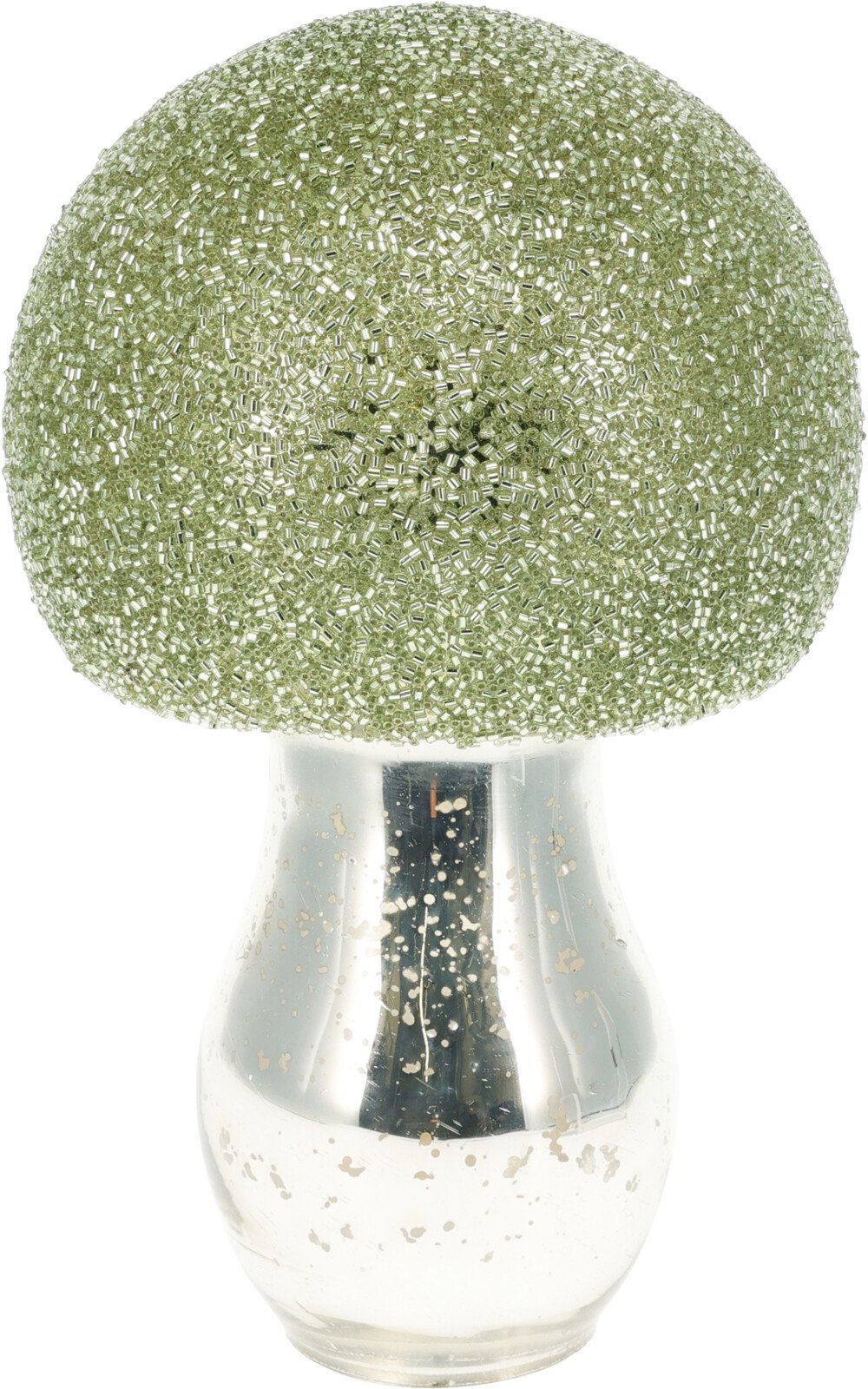 DEKORATIV GLASSVAMP H16 CM  GRN