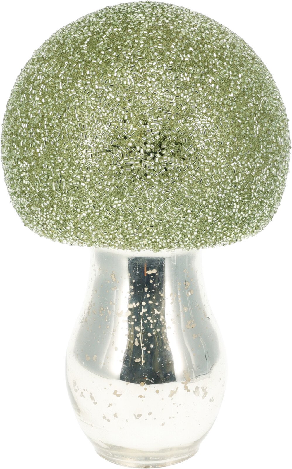 DEKORATIV GLASSVAMP H20 CM  GRN