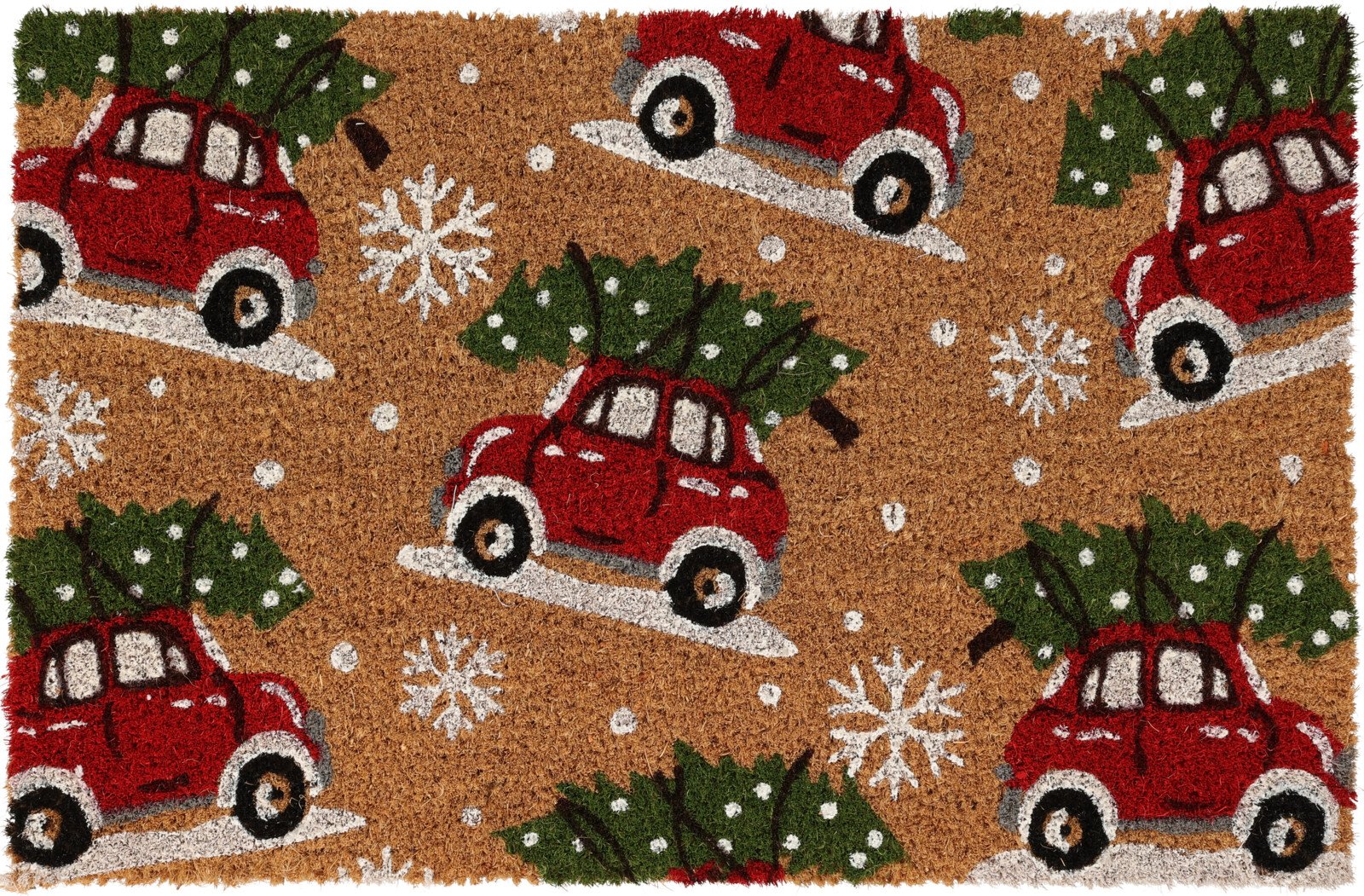 DRMTTE MED JULEMOTIV  RD BIL MED JULETR