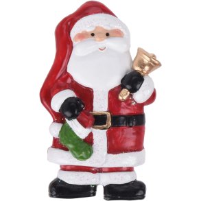 MEMOMAGNET  JULEMAND MED JULESOK OG KLOKKE