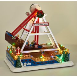 JULEPIRATSKIB MED LYS, MUSIK OG BEVGELSE