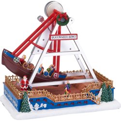 JULEPIRATSKIB MED LYS, MUSIK OG BEVGELSE