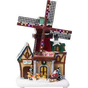 VINDMLLE MED CHRISTMAS GIFT SHOP 