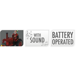 JULEMAND P TRAKTOR  LYD &amp; LED-LYS