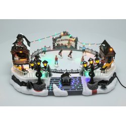 JULESCENE MED LED OG BEVGELSE  SKJTEBANE