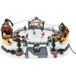 JULESCENE MED LED OG BEVGELSE  SKJTEBANE