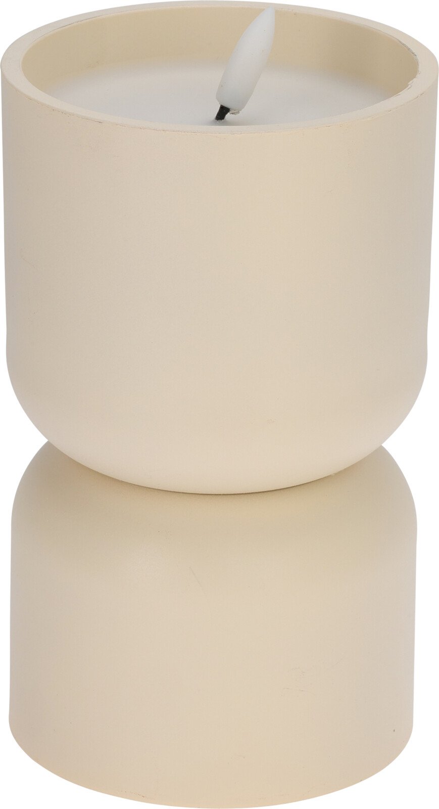 LED-LYS TIL UDENDRS BRUG H16,5 CM  ELFENBEN