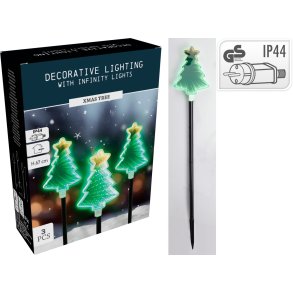 HAVELYS MED UENDELIG EFFEKT  3 STK JULETRER