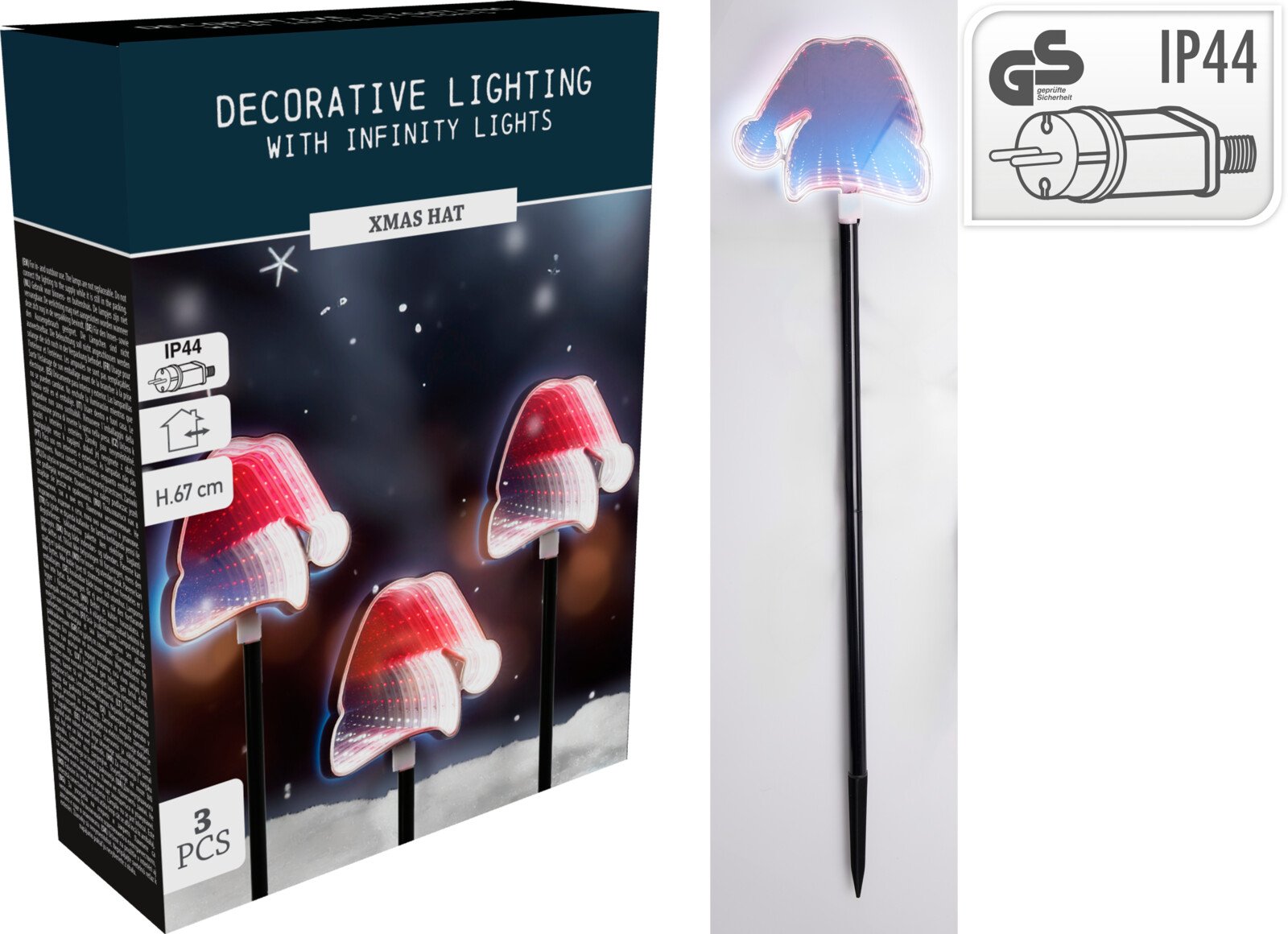 HAVELYS MED UENDELIG EFFEKT  3 STK. NISSEHUER