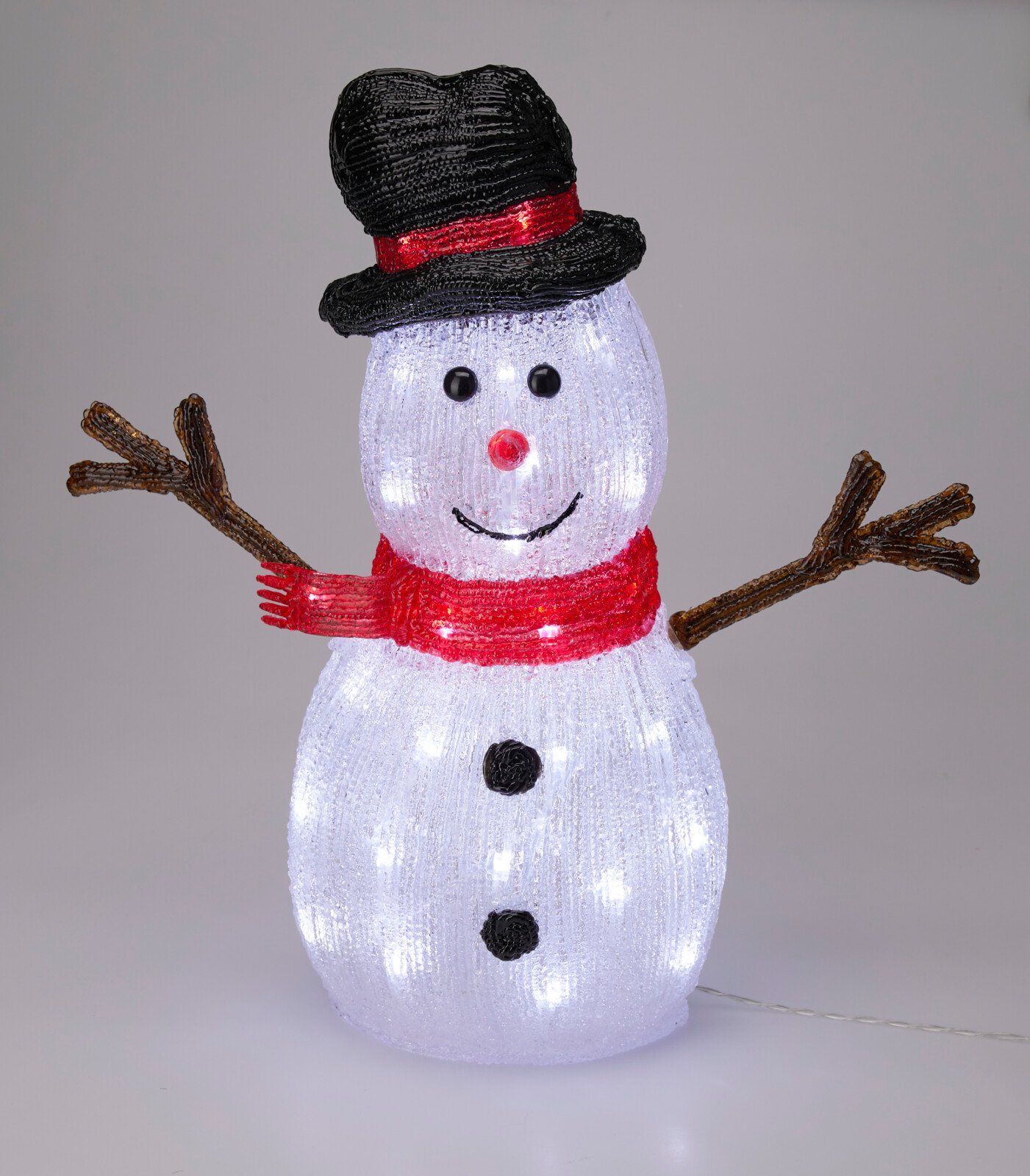 SNEMAND MED LED-LYS OG TIMERFUNKTION H40 CM  AKTYL