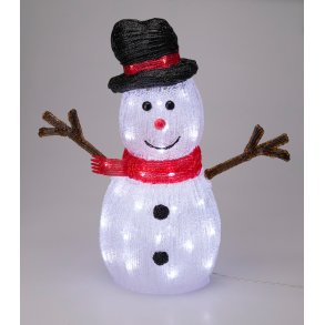 SNEMAND MED LED-LYS OG TIMERFUNKTION H40 CM  AKTYL