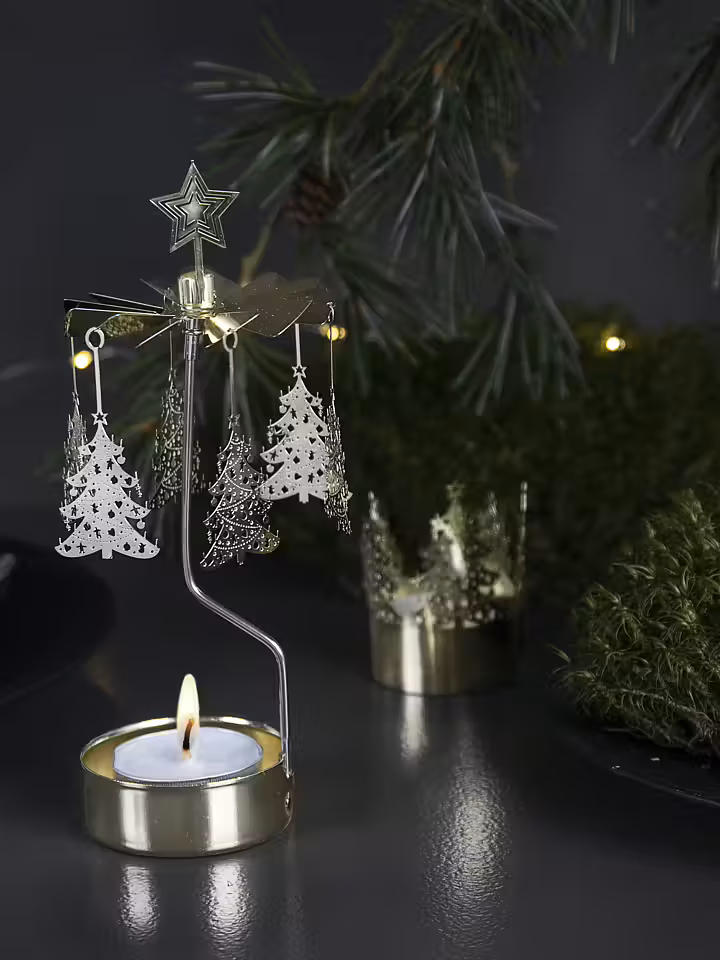 ENGLESPIL MED JULETRER  GULD