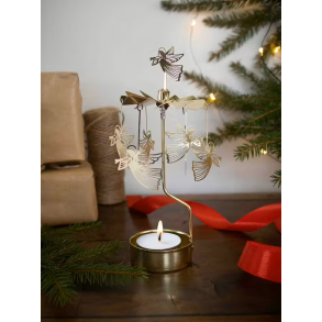 ENGLESPIL MED FLYVENDE ENGLE  GULD