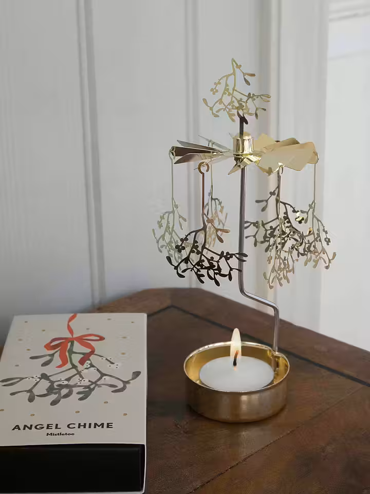 ENGLESPIL MED MISTELTEN  GULD