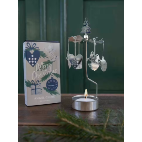 ENGLESPIL MED JULEFIGUR  SLV